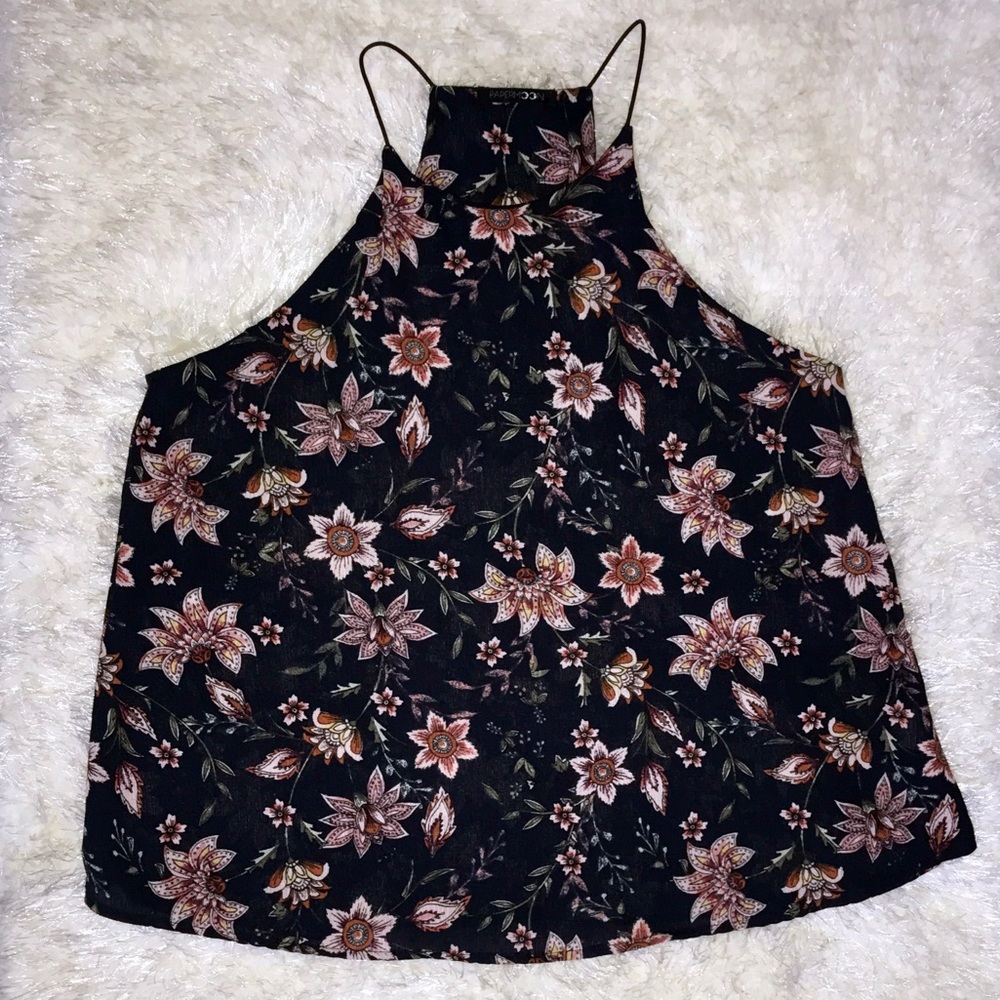 Flowered PaperMoon Top
